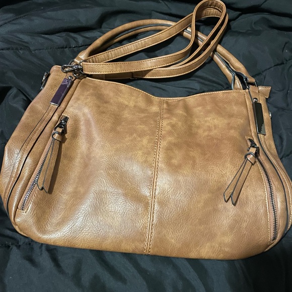 Women’s shoulder bag, brown, like new, used only a couple times. - Picture 3 of 5